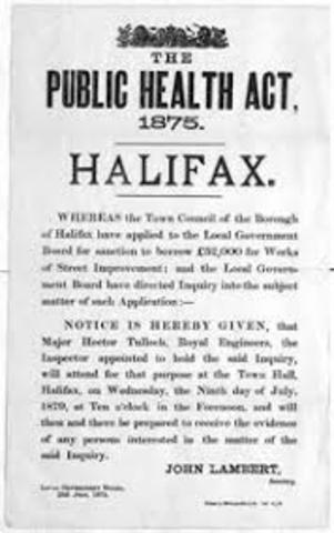 Public Health Act gives government responsibility to ensure public health for housing and sewage