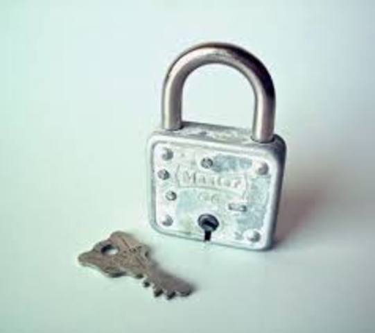 The Master lock company was founded.