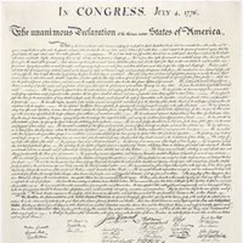 America declares its independence