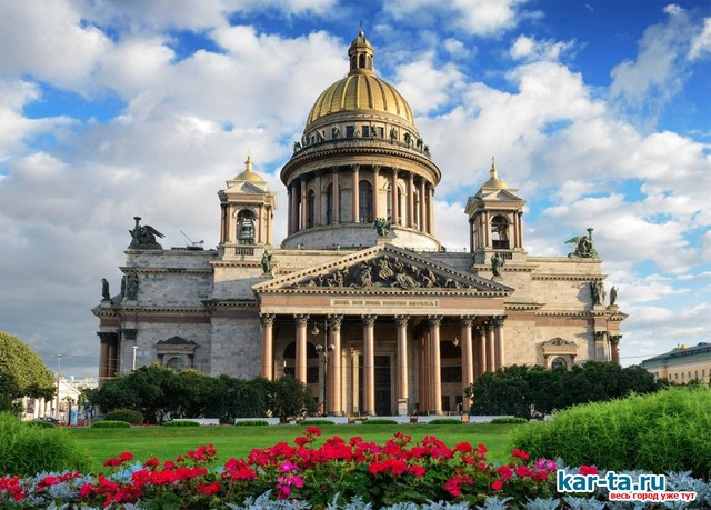 Начало строительства Исаакиевского собора в Санкт-Петербурге