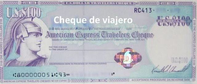 CHEQUE DE VIAJE