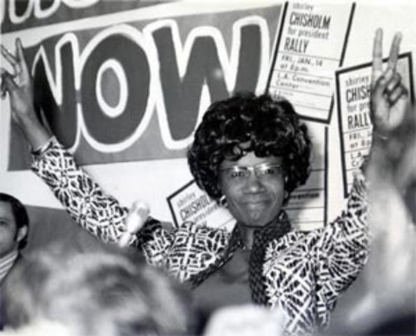 Shirley Chisholm elected to Congress
