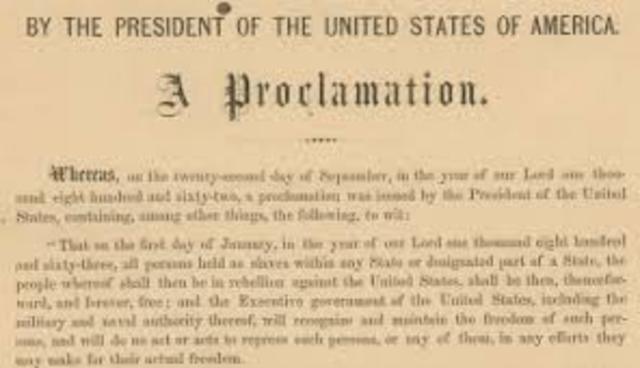 The Emancipation Proclamation