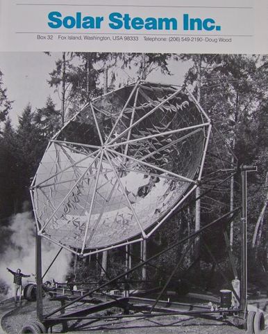 Solar dish/steam system