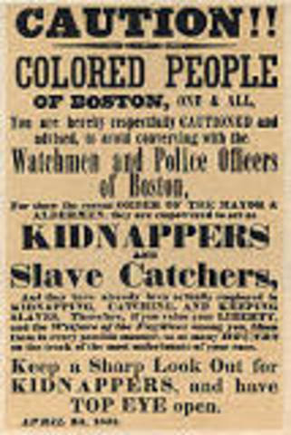 Fugitive slave act