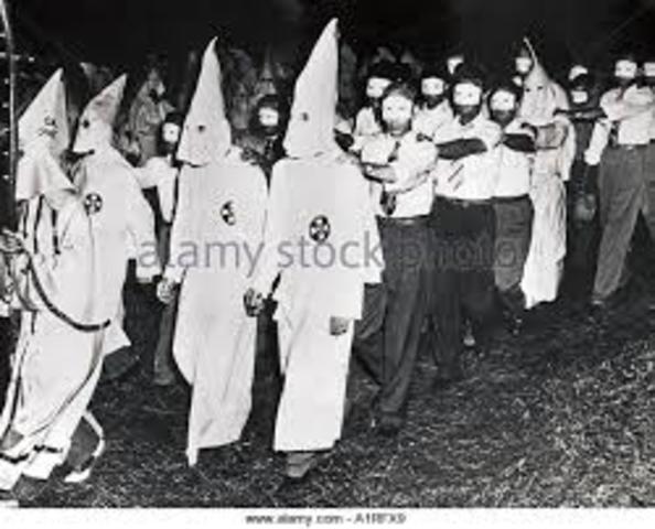 The Ku Klux Klan (kkk)