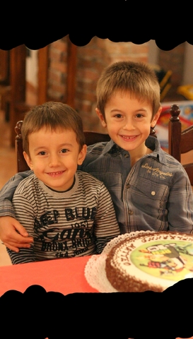 The birthday of me and my brother