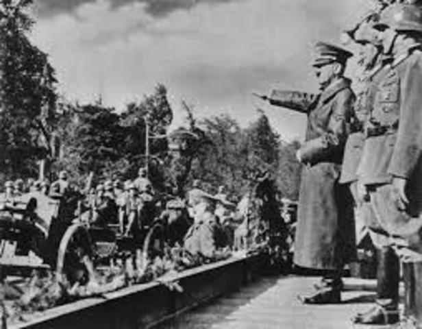 Hitler invades Poland