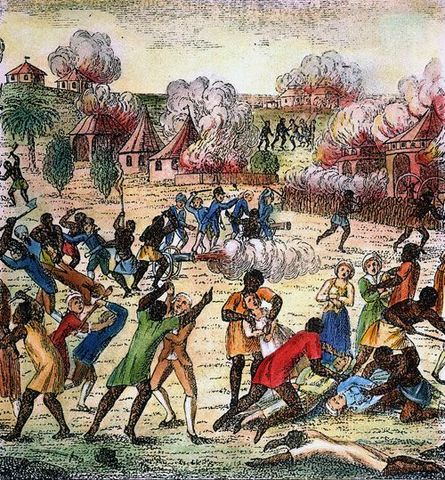 The start of the Haitian revolution