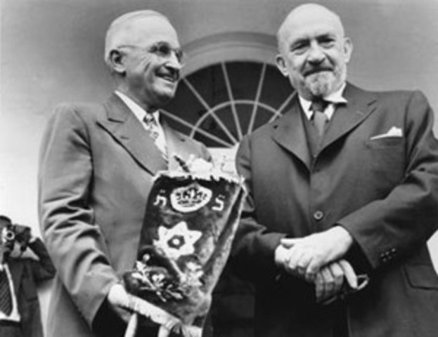 Meets with U.S. President Truman