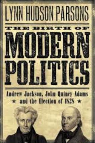 John Quincy Adams was elected president, Andrew Jackson denounces election a corrupt bargain.