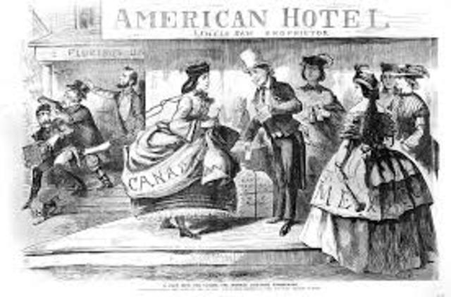 The "Era of good feeling," a sense of national purpose and desire for unity, begins after the victory of 1812.