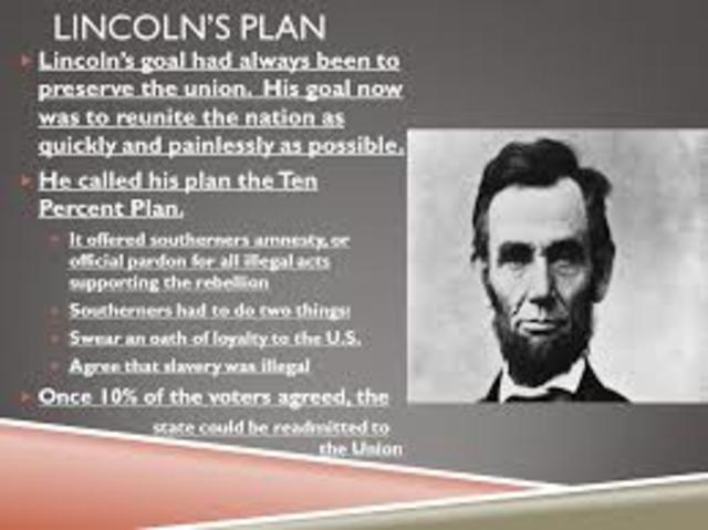 Lincoln's 10% Plan