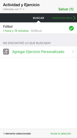 Entrenamiento de fútbol