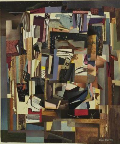 Ad Reinhardt Newsprint Collage 1940