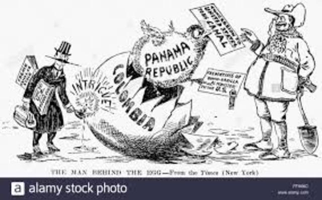 United States acquires Panama Canal zone