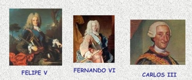REYES DE ESPAÑA DESDE 1700 HASTA 1788