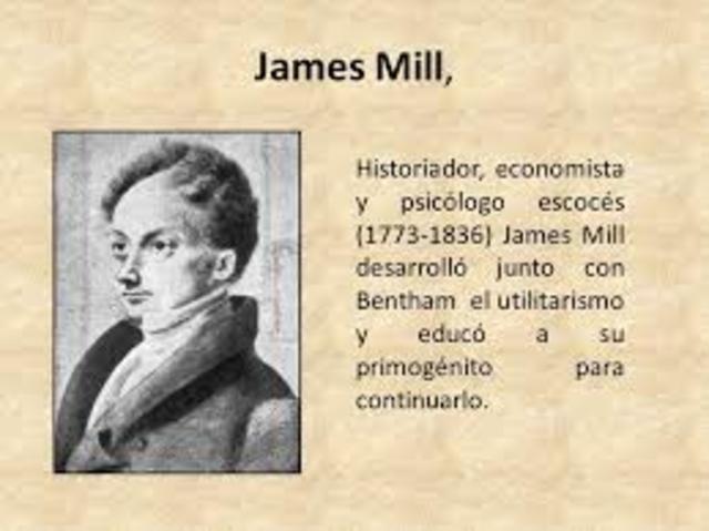 James Mill (1773-1836). El conocimiento comienza con la sensación