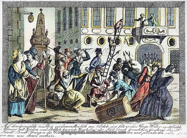 French Women force Louis XVI to leave Versailles