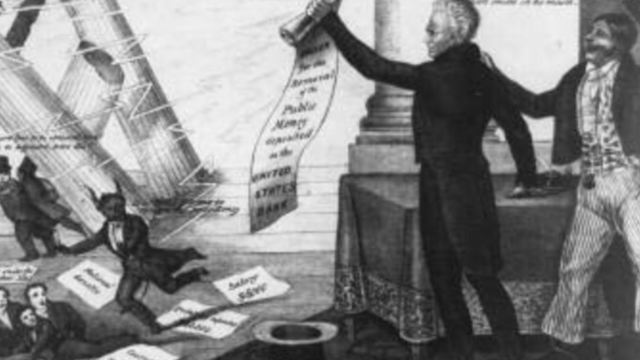 Andrew Jackson Vetoed the Recharter of the Second Band of the United States