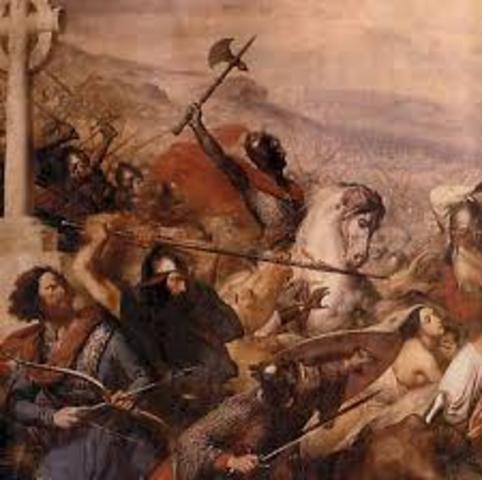 Franks defeat Muslims (Europe)