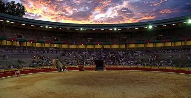 Paula y Luis va al plaza de toros.