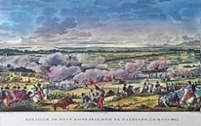 Napoleons defeat at Waterloo June 1815