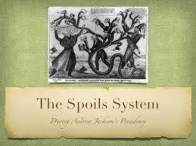 Jackson Administration- spoil system