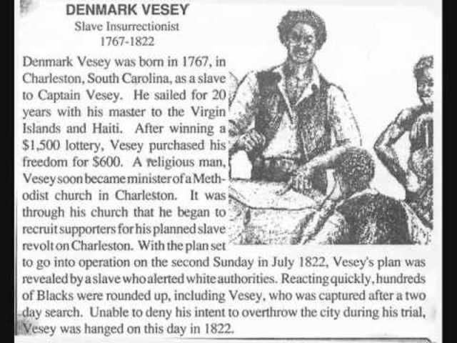 Denmark Vesey Slave Revolt