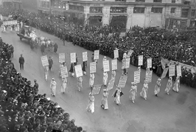 Womens suffrage march of 1913
