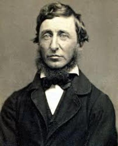 Henry David Thoreau Published Civil Disobedience
