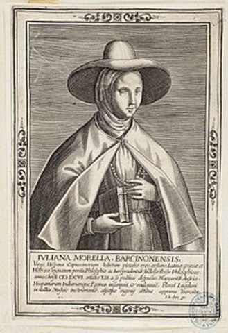 Juliana Morell, first woman to receive a degree