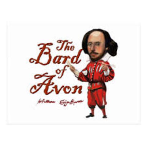 William Shakespeare, the Bard of Avon, is born