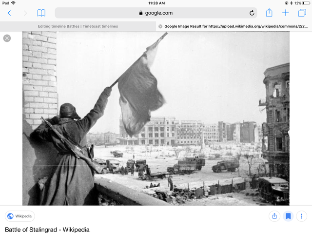 The battle of Stalingrad