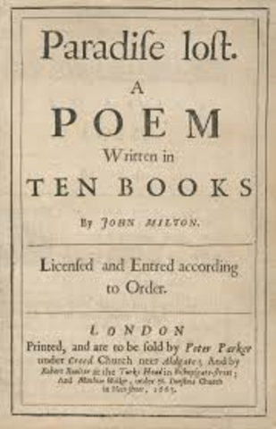 John Milton begins Paradise Lost
