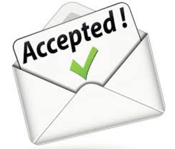 His Friend Wallace Gets Accepted