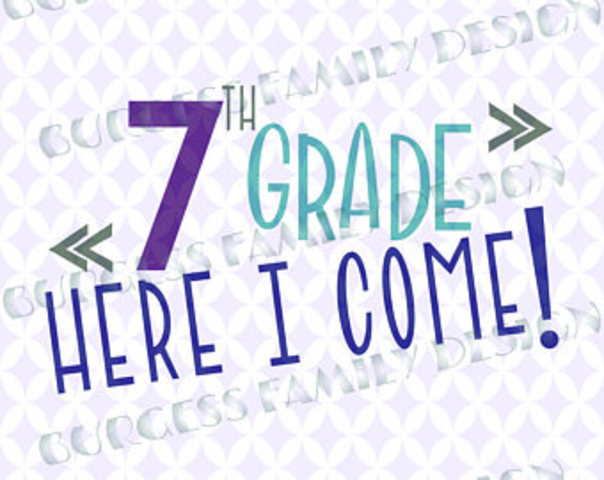 My 7th Grade year so far!