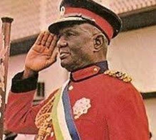 President Siaka Stevens made Sierra Leone a republic