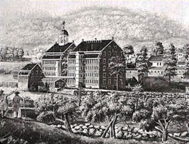 First Textile Mill in Waltham, Massachusetts