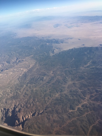 Flew on a plane by myself