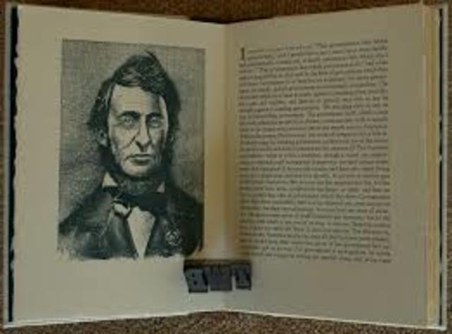 Henry David Thoreau Published "Civil Disobedience"