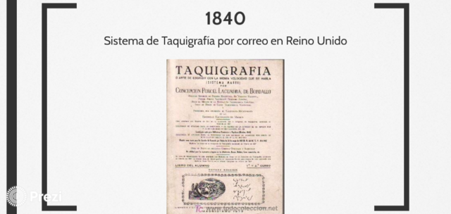llego la taquimecanografia por correspondencia