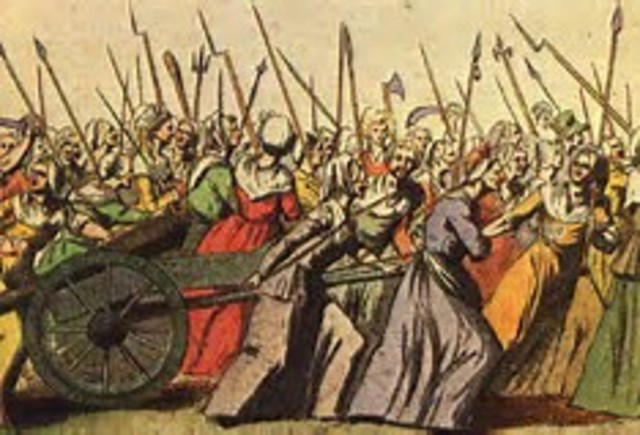 French Women force Louis XVI to leave Versailles