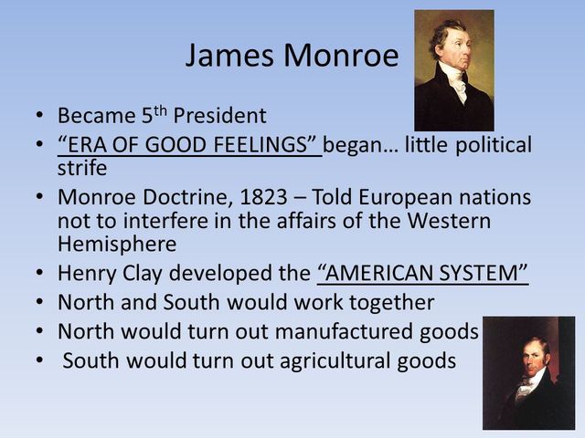 Era of Good Feeling Began