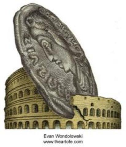 The fall of Roman economy