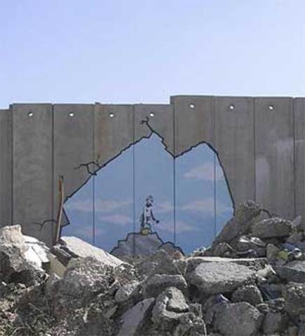 West Bank barrier, between Israel and Palestine
