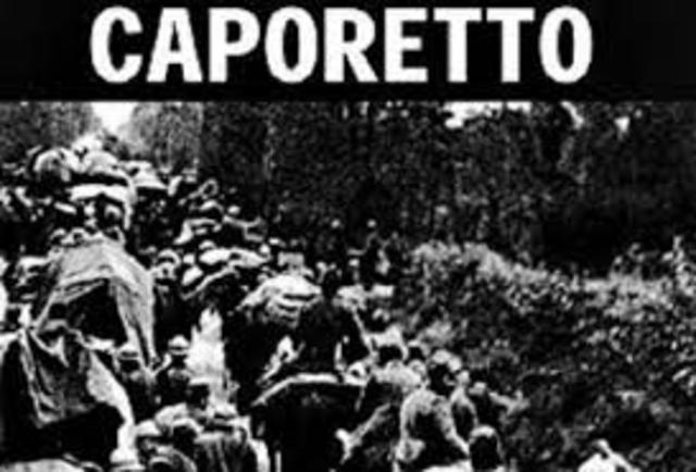 la sconfitta di Caporetto