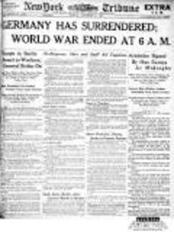 German Surrender in Compiegne, France