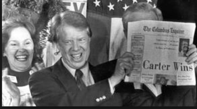 carter elected president