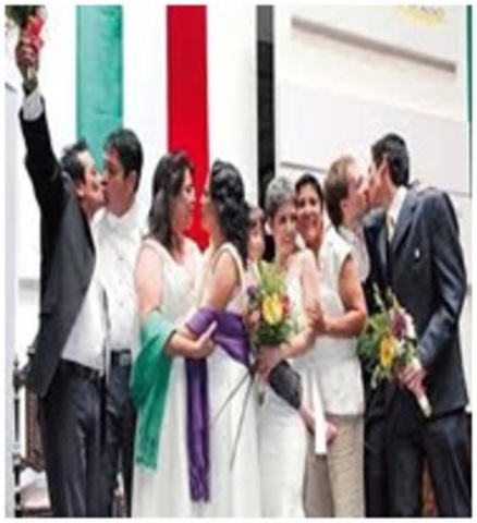 Se aceptan las bodas del mismo genero.